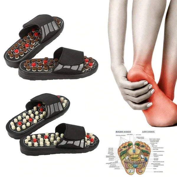 Acupressure and Magnetic Therapy Paduka Slippers For Men and Women