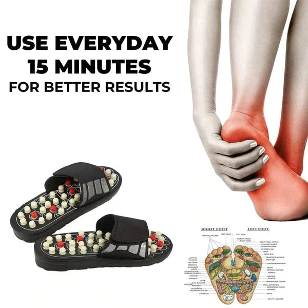 Acupressure and Magnetic Therapy Paduka Slippers For Men and Women